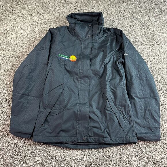 Columbia Wanderlust Jacket Womens Small Black Omni Tech Rain Coat Ladies READ - Picture 1 of 15